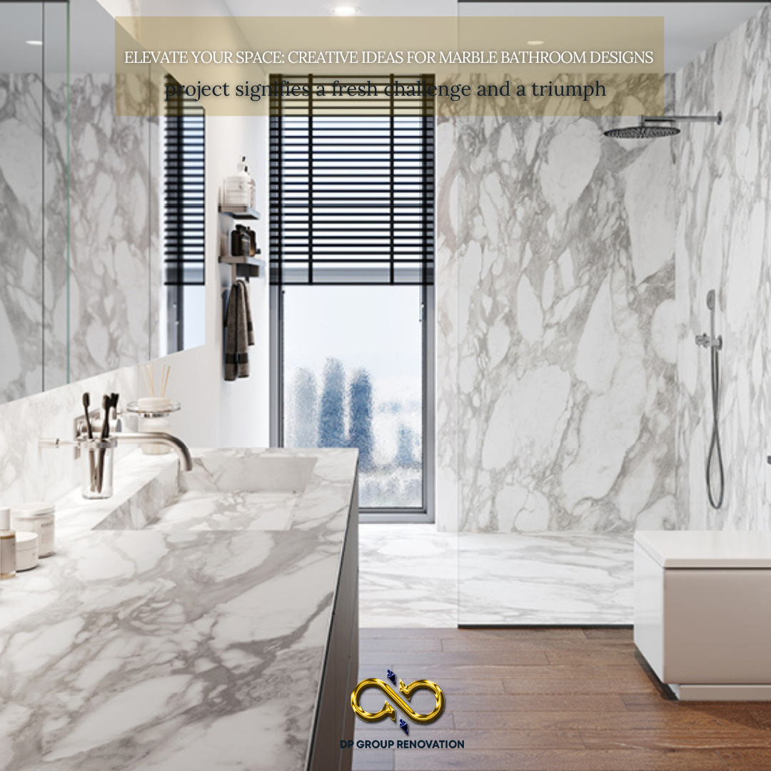 Elevate Your Space: Creative Ideas for Marble Bathroom Designs